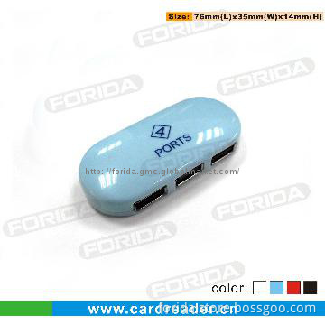 Glasses box shape Hi-speed fe1.1 4 port usb hub